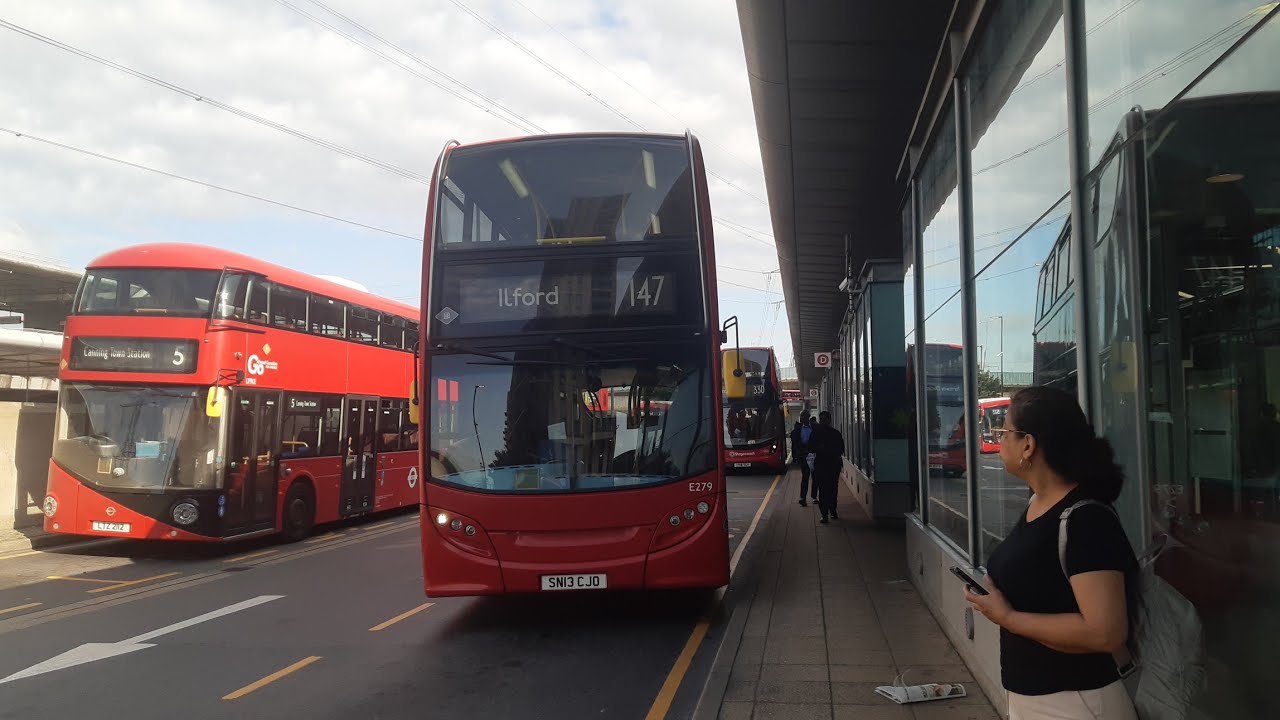 Shabby FRV - TFL Bus Route 147: Canning Town Station - Ilford | AD Enviro 400 - GA Blue Triangle!!