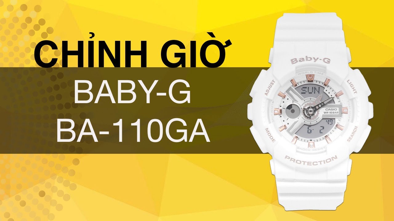 Hướng dẫn sử dụng Đồng hồ BABY-G BA-110