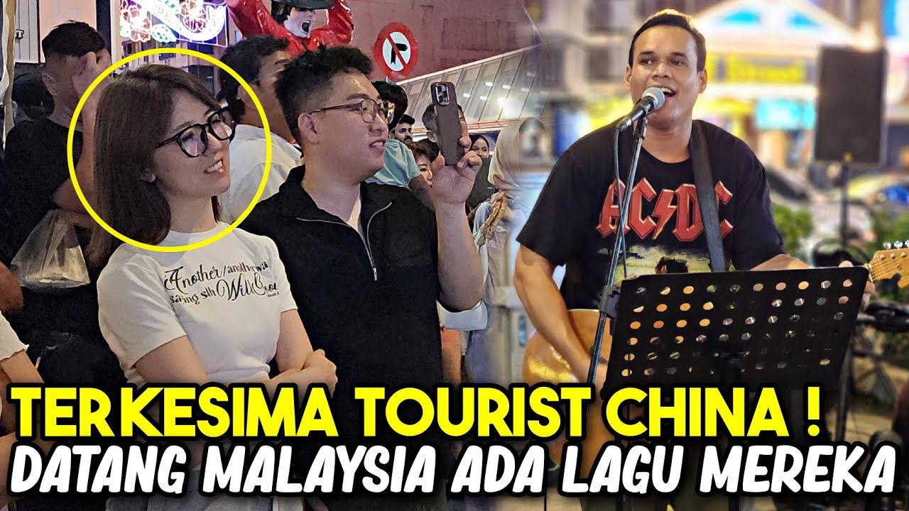 Tourist China jadi hairan dan kagum bila Bob mainkan lagu² dari negara mereka,