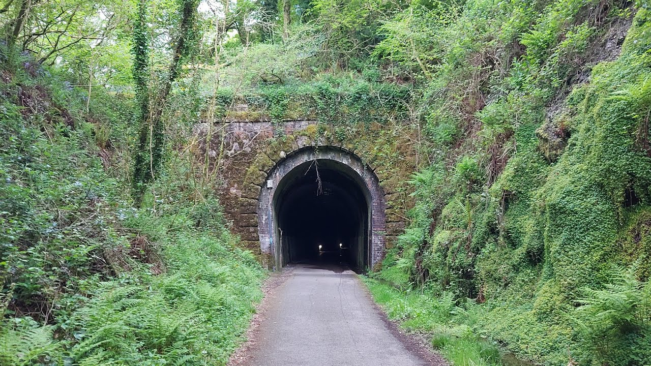 The Flooded Tunnel at Drakes Trial. Plymouth to Tavistock.