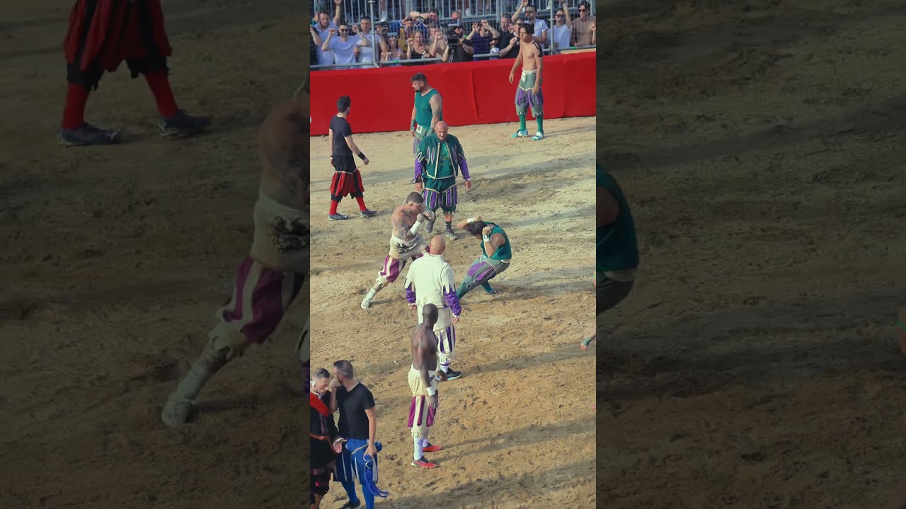 Calcio Storico Fiorentino 2025 - Semifinale: Bianchi vs Verdi