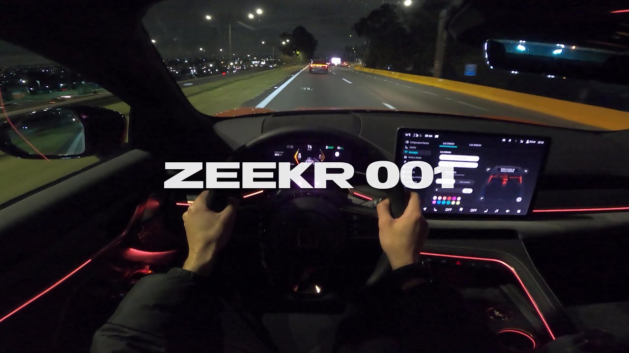 POV (Night) Drive | Zeekr 001 Flagship 2025
