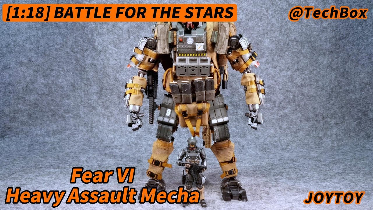 Joytoy Battle For The Stars, Fear 06 Heavy Assault Mecha, 1/18 scale action figure