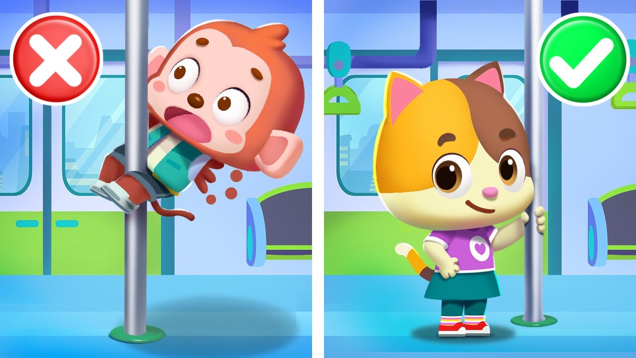 Kids Learn Subway Safety | Safety Rules for Kids | Nursery Rhymes & Kids Songs | Mimi and Daddy