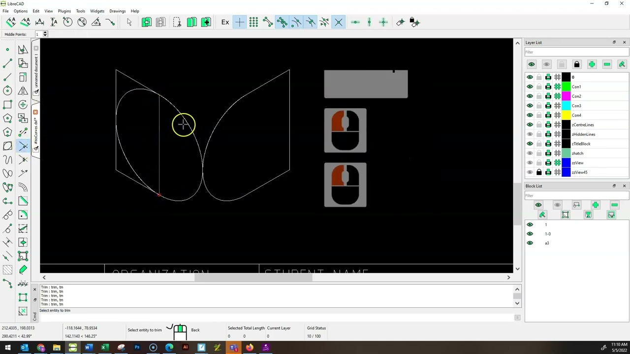 DFT10 :: Drawing Isometric Fillets with LibreCAD