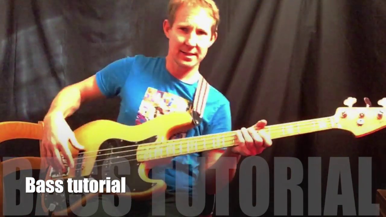 Funky bass lesson - Mr Pink - Mark King - Level 42