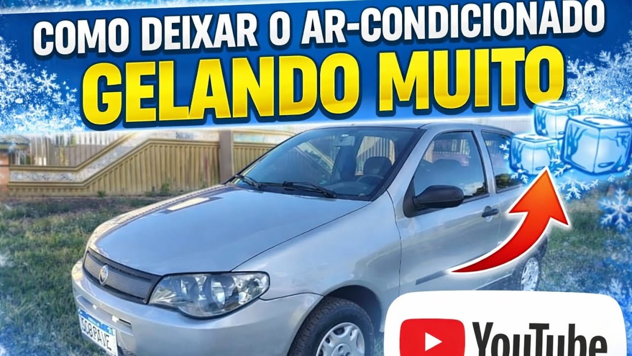 Como ligar o arcondicionado do palio e deixar  mais eficiente.