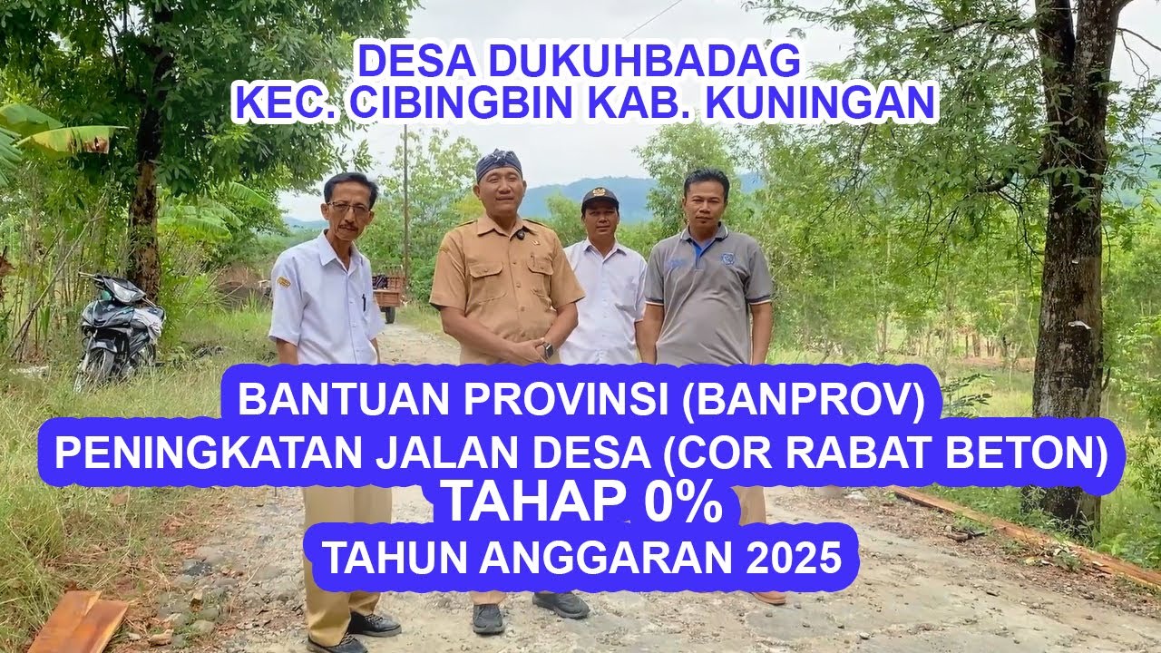 BANTUAN PROVINSI (BANPROV) PENINGKATAN JALAN DESA (COR RABAT BETON)