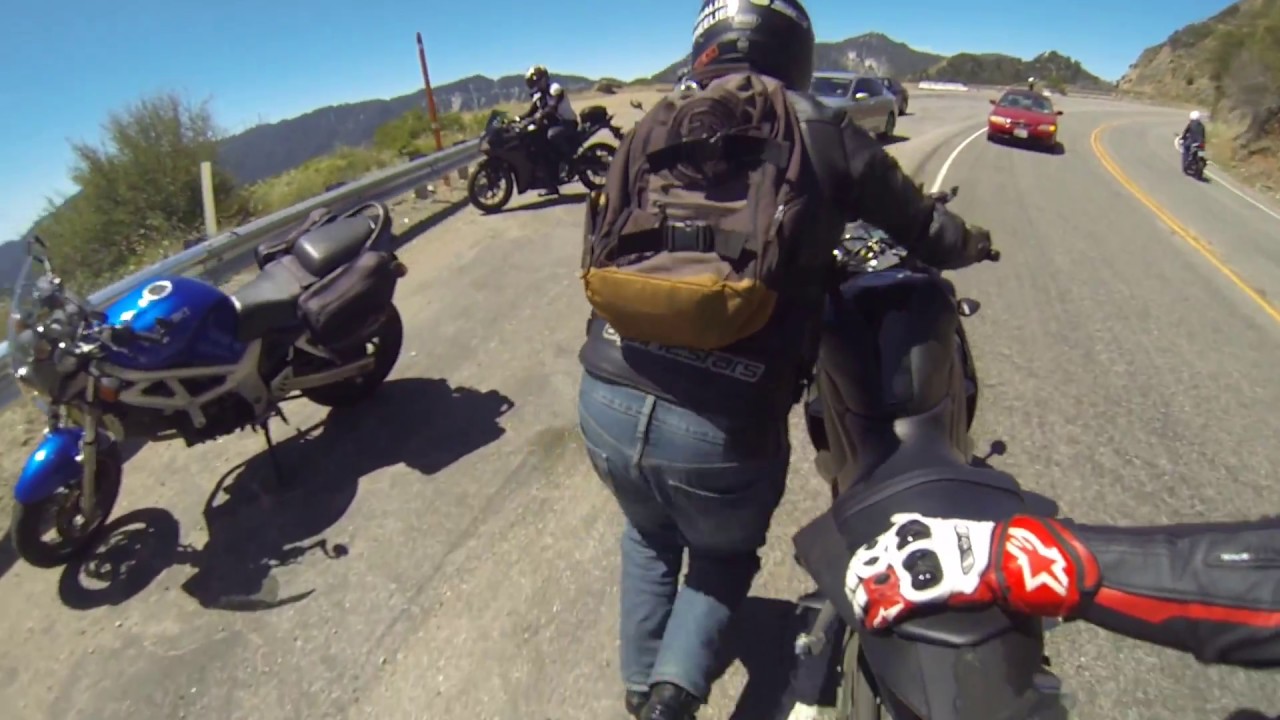 Motorcyclist Crashes on Angeles Crest Highway