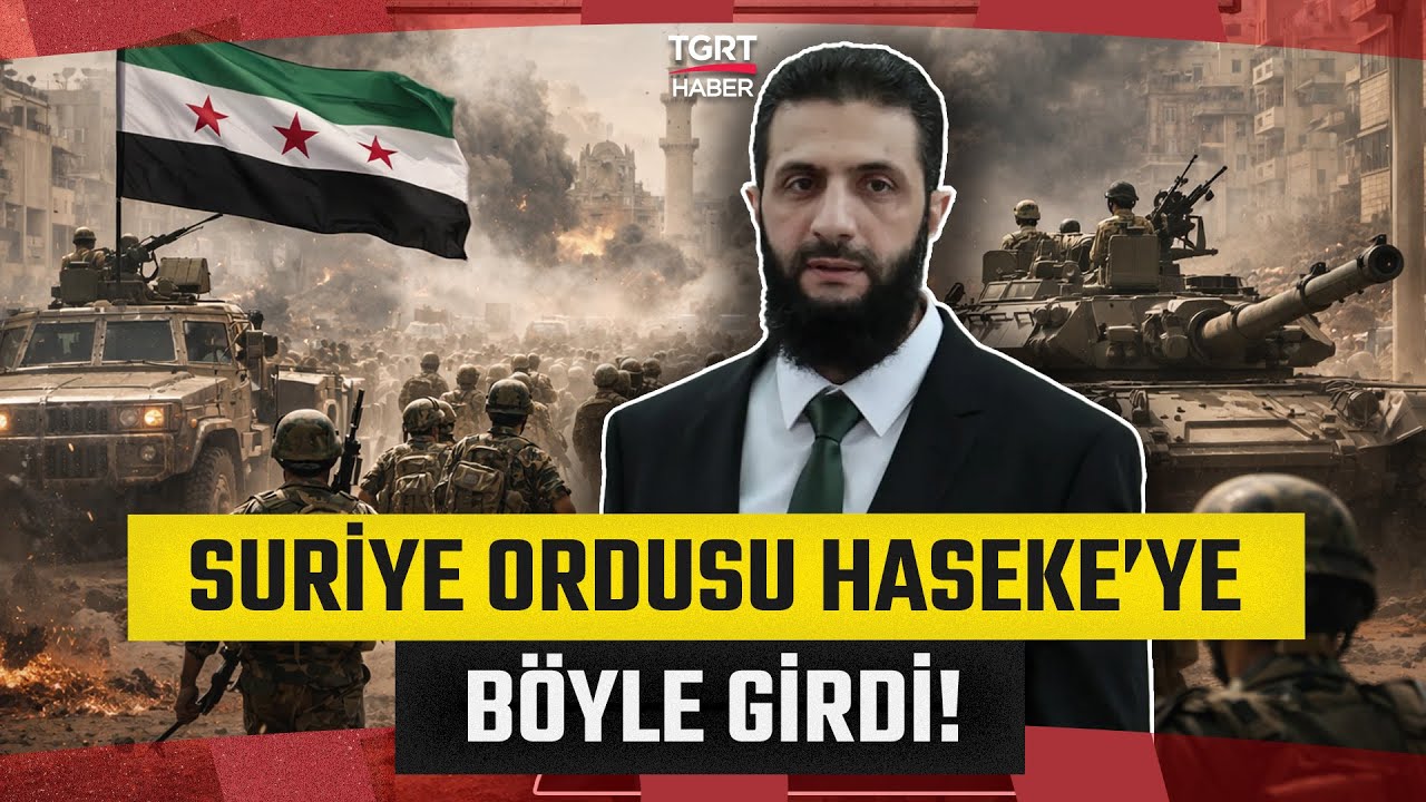 Suriye Ordusu Haseke’ye Girdi: Halk Coşkuyla Karşıladı! Tarihi Anlar Kameralara Yansıdı!  TGRT Haber
