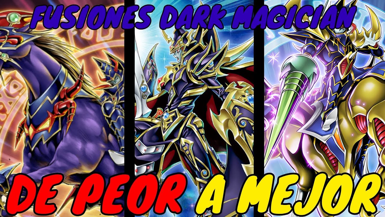 Top 8: Fusiones de Dark Magician de PEOR a MEJOR / Yu-Gi-Oh! #yugioh #konami #darkmagician