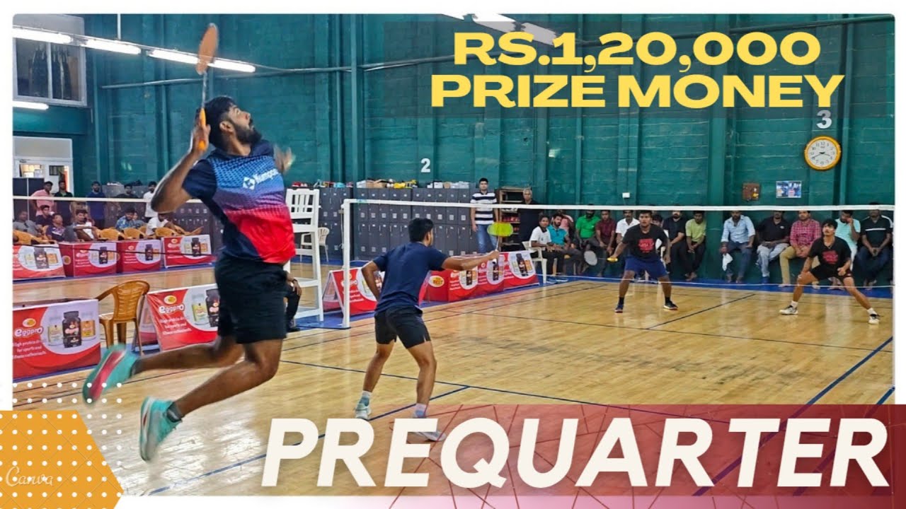 LOKESH/NAVEEN VS DHILEEPAN/PURUSHOTTAM:SKM ALL INDIA OPEN BADMINTON TOURNAMENT