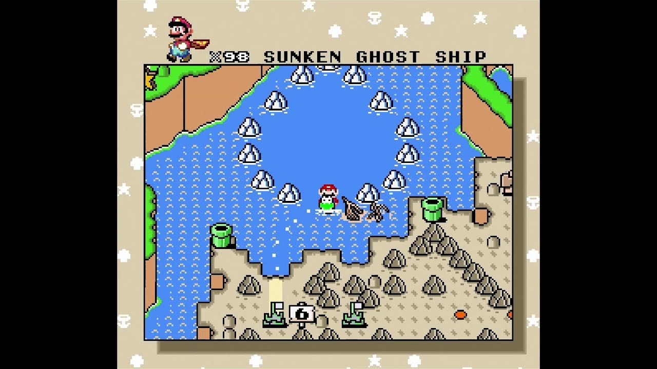 Sunken Ghost Ship | Super Mario World 100% Cleared