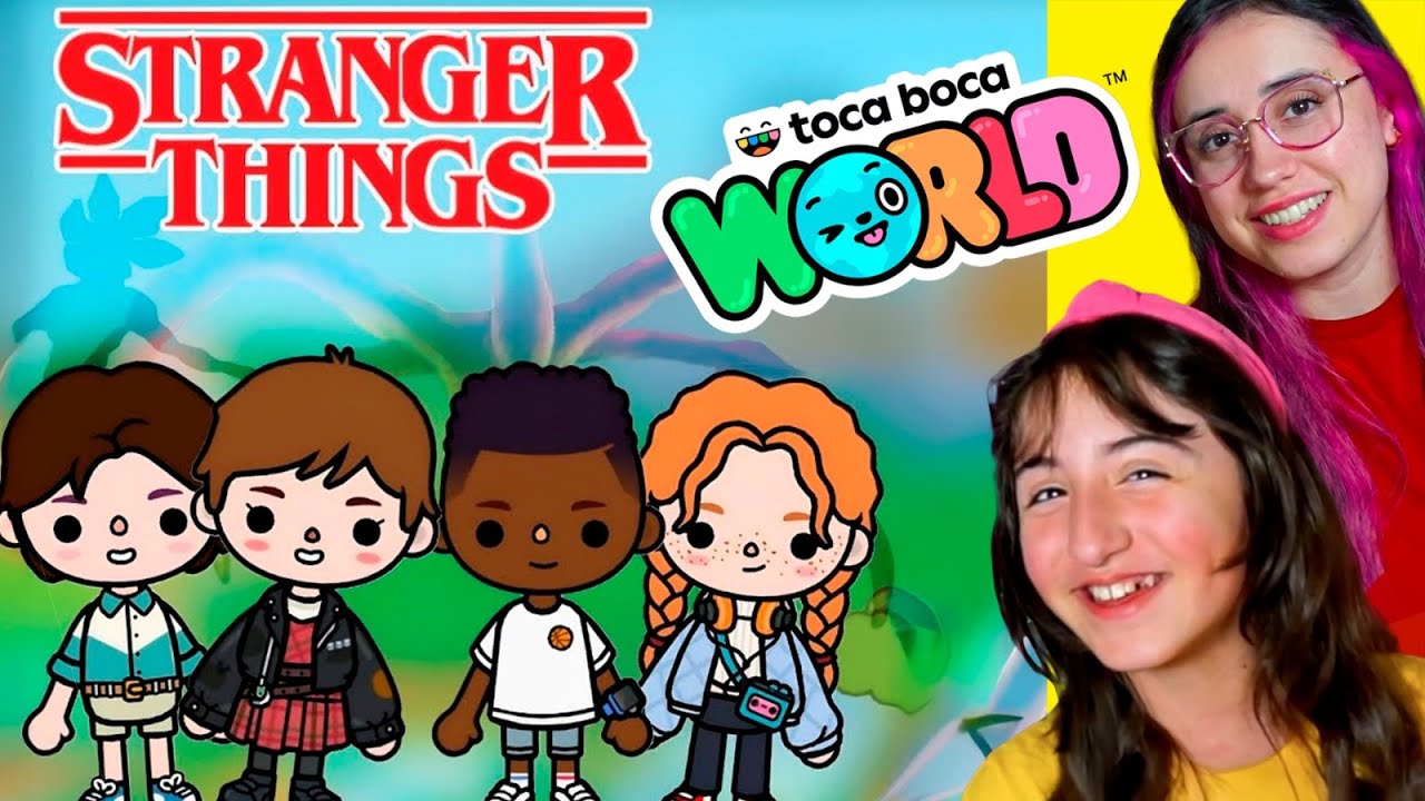QUEM FAZ o MELHOR STRANGER THINGS PERSONAGEM no TOCA BOCA WORLD! Sophie Também Joga