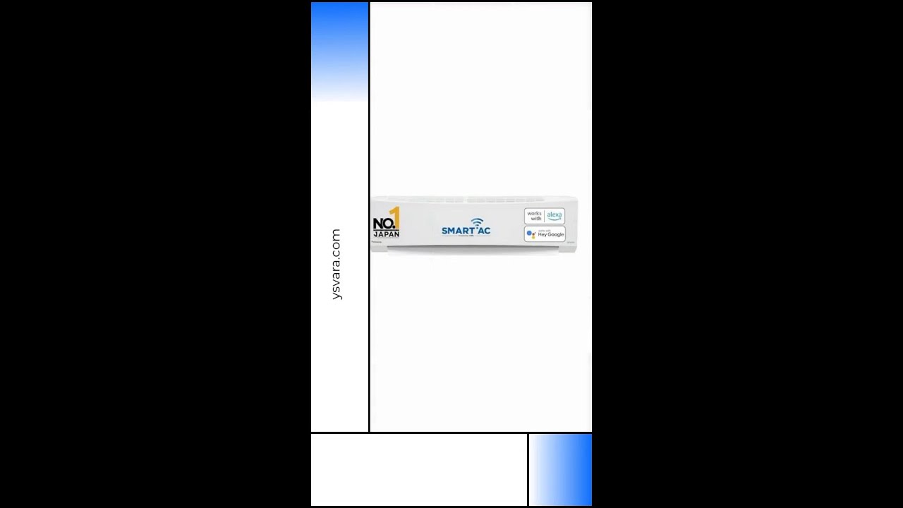 Panasonic 2 Ton 4 Star Wi-Fi Inverter Smart Split AC (Copper Condenser, 7 in 1 Convertible with T...