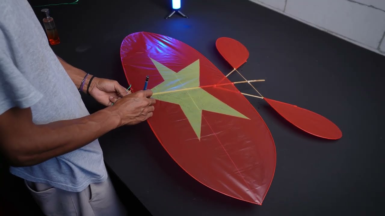 CARA MEMBUAT LAYANGAN VIETNAM UKURAN KECIL