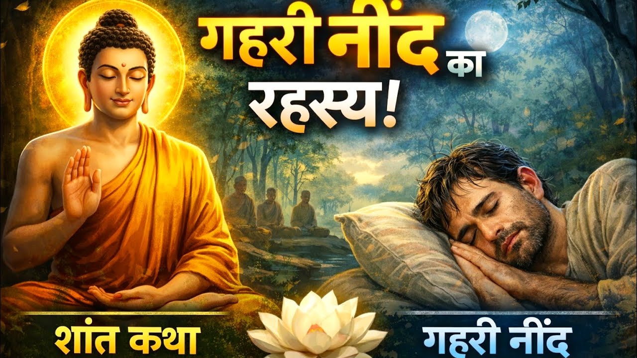 🌙 Gautam Buddha Deep Sleep Story | तुरंत नींद लाने वाली कथा | मन शांत होगा | Buddha Meditation 2026