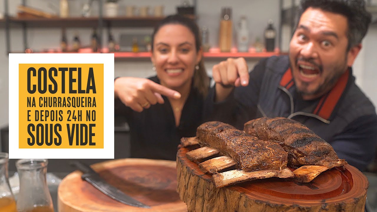 Costela na churrasqueira e depois 24 horas no Sous Vide!  | Só Vide #286