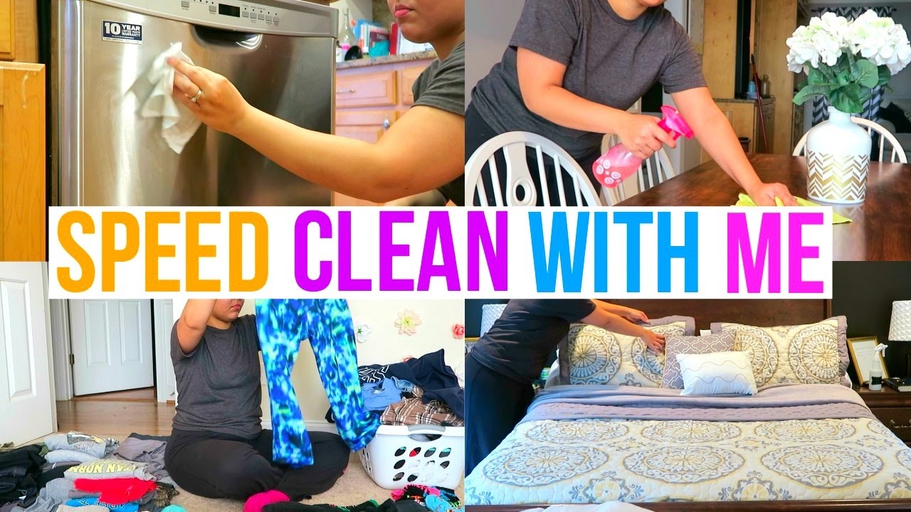 CLEAN WITH ME | SPEED CLEANING MOTIVATION | Page Danielle
