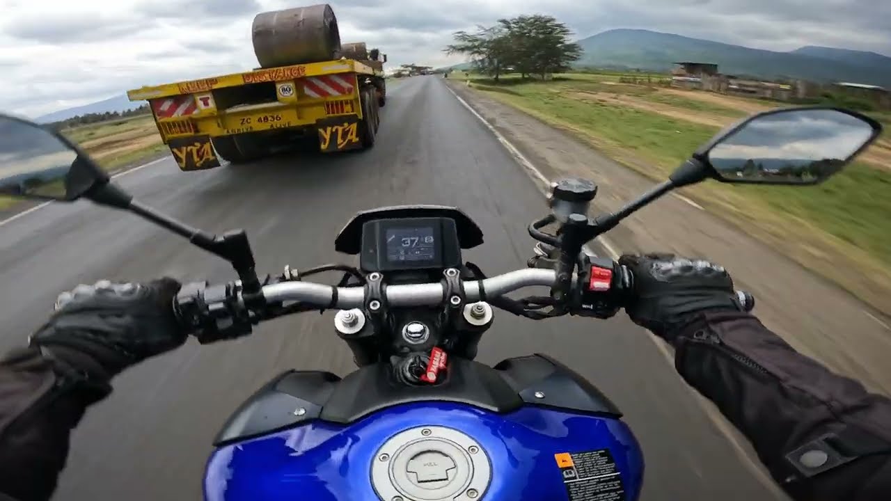 SUSWA to NAIVASHA on a Yamaha MT-09