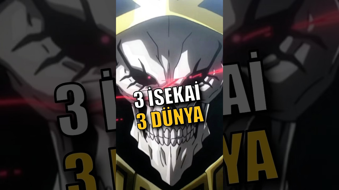 İzlemesi Gereken 3 Efsane Isekai Anime! #isekai  #overlord #konosuba #eminenceinshadow #animeizle