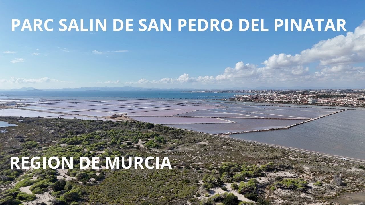 Vol en Drone DJI mini 4 Pro du Parc Salin de San Pedro del Pinatar, dans la région de Murcie