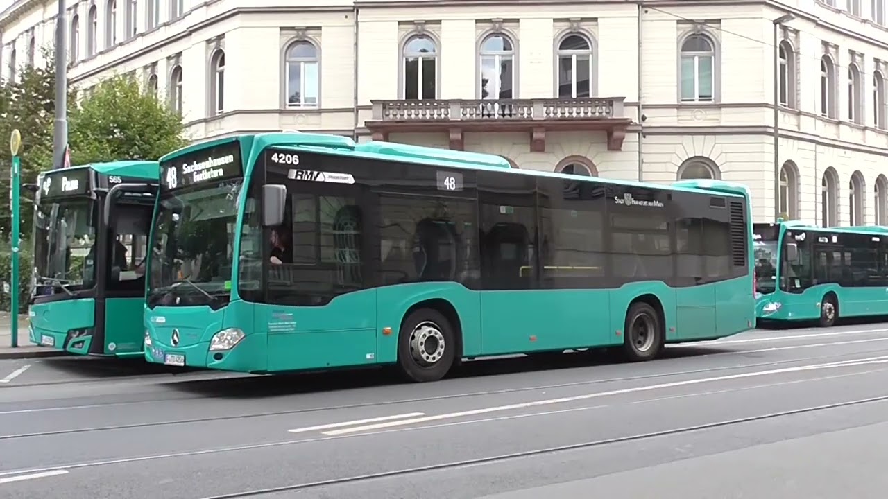 Frankfurt trams, August 2023