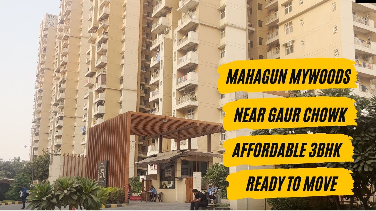 MAHAGUN MYWOODS READY TO MOVE 3BHK LAST FEW OPTIONS I CALL 9891895999 #mahagun
