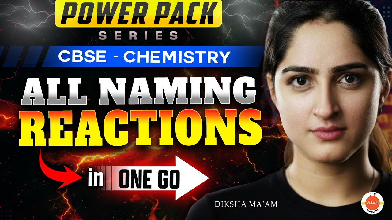 POWER PACK SERIES | CBSE Chemistry: All Naming Reactions in One Go | Diksha Ma'am