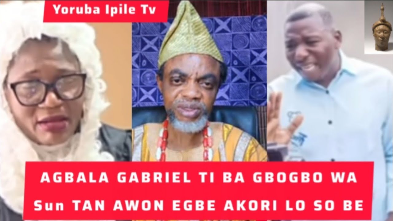 AGBALA GABRIEL TI BA GBOGBO WA SUN TAN AWON EGBE AKORI LO SO BE#trendingnews #duet #stitchtricks 