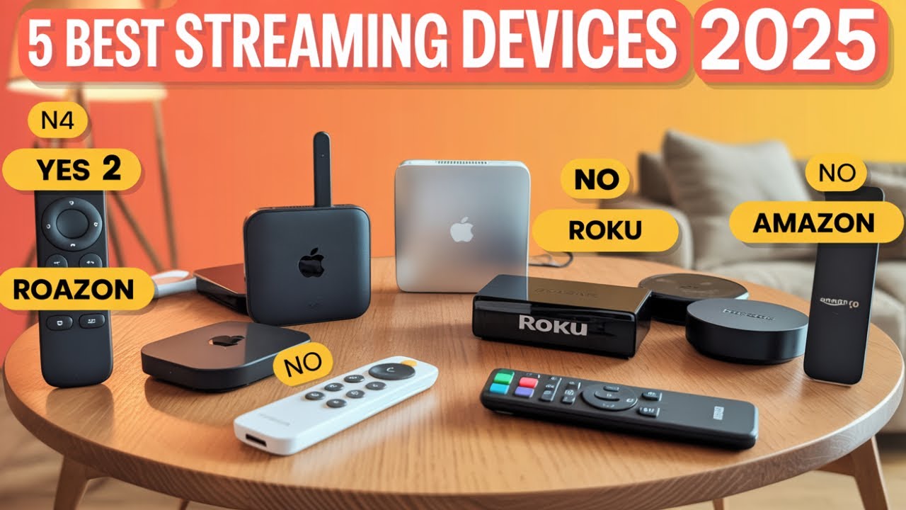 Best Budget & Premium Streaming Devices (2025 Edition)