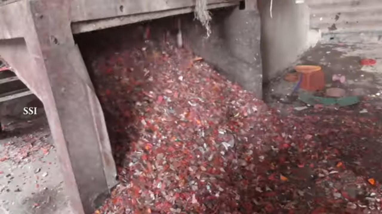 Plastic 'Crushing Machine' with Bottle 