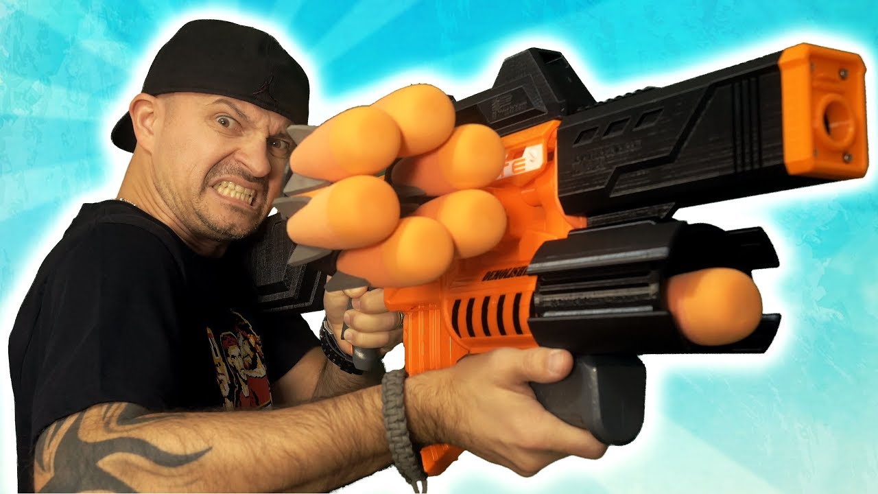 NERF Собери свой бластер: испытание ROCKET!