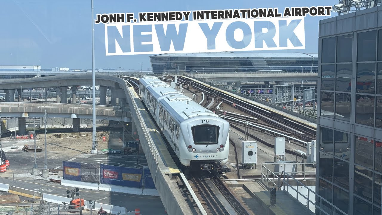AirTrain Аэропорт имени Джона Кеннеди, Нью-Йорк, 22 июня 2024 г. | Из терминала в терминал | Поез...