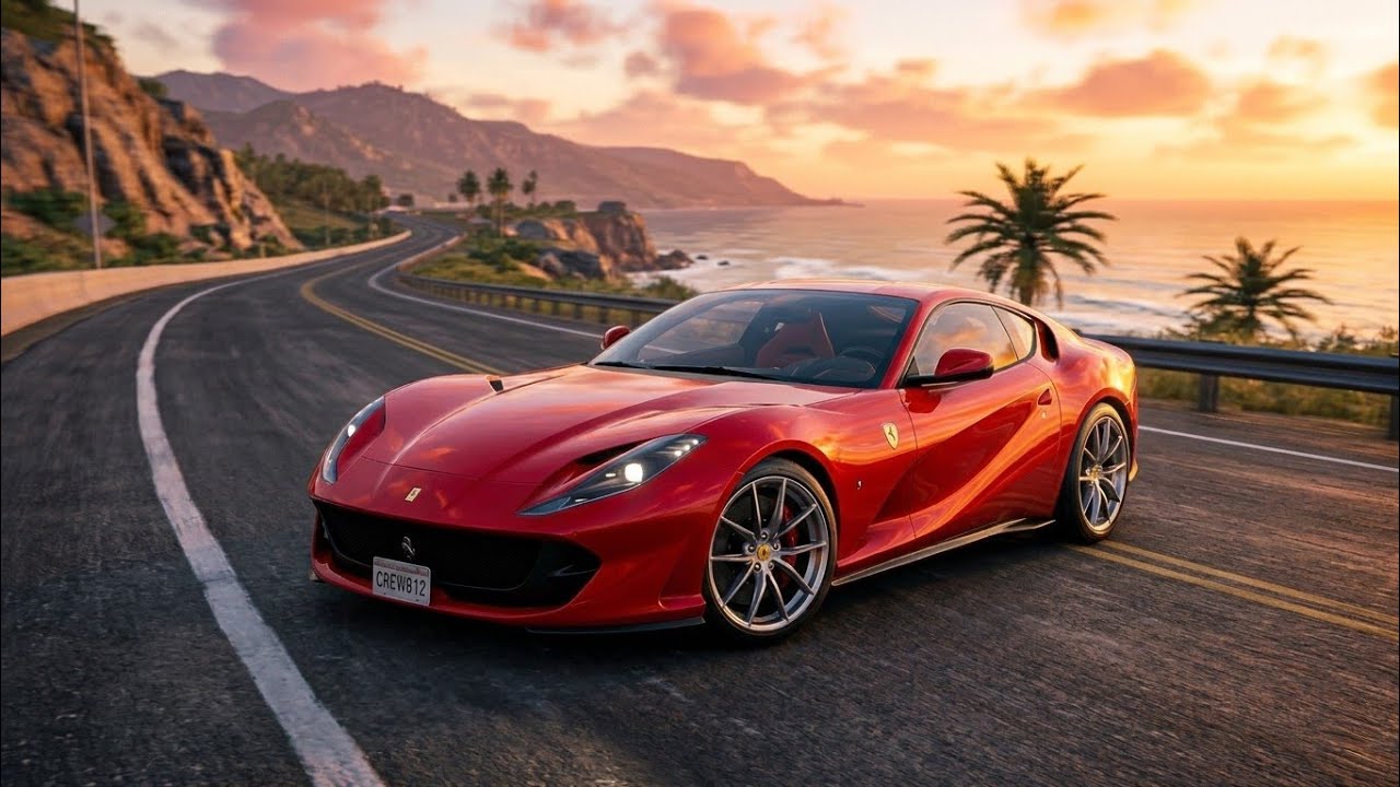 Pure V12 Sound: 1000 BHP Ferrari 812 Superfast Drive [4K 60FPS]