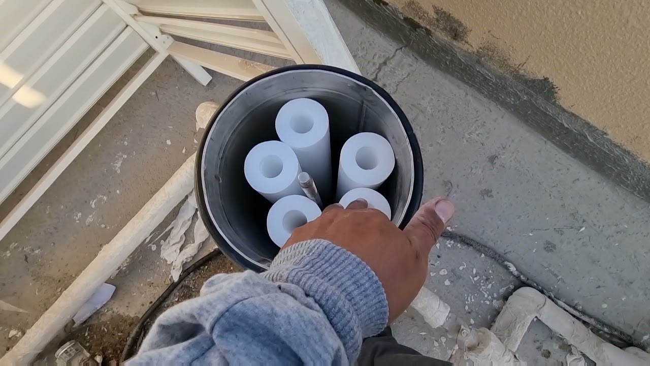 طريقة صيانة فلتر الماء الرئيسي (5 فلاتر)