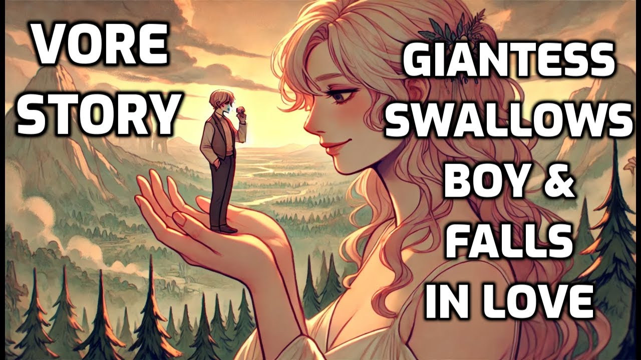 Giantess Girl Falls In Love | Crushes Humans Like Ants & Swallows Tiny Boy Story | Stomach Stories