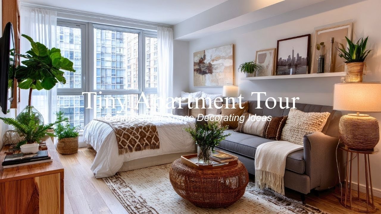 Tiny Apartment Tour: Creating NEW YORK Aesthetics In Small Spaces