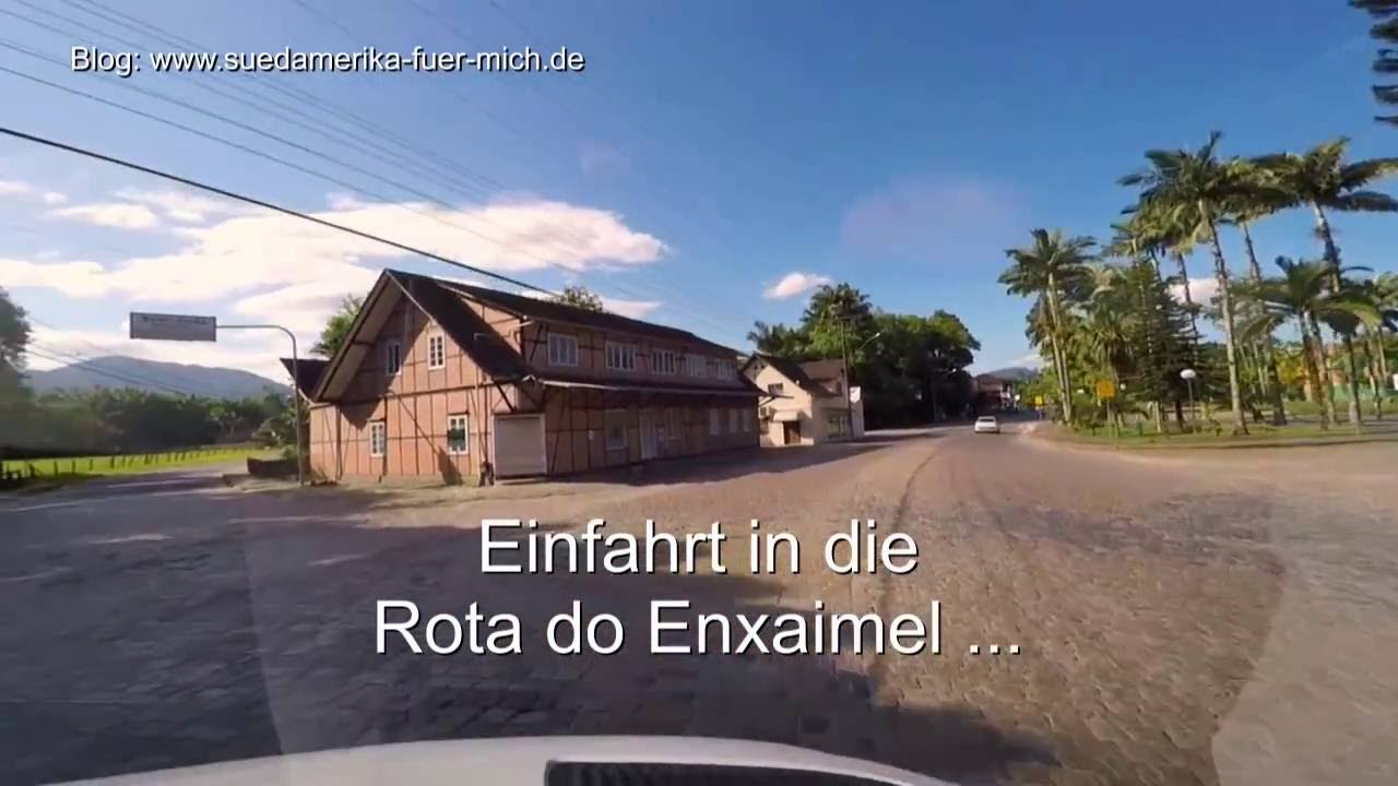 Freundschaftsreise Brasilien 2016 - 16 Wir fahren durch Pomerode
