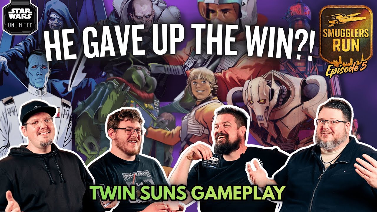 The BIG BRAIN Play That Saved His Game 🤯🧠 | Star Wars Unlimited Twin Suns | Smugglers Run S1 Ep5
