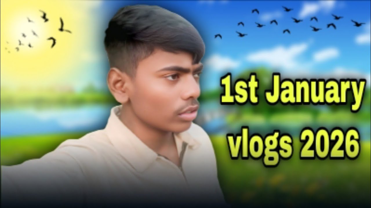 1st January me vlogging 🌄✅