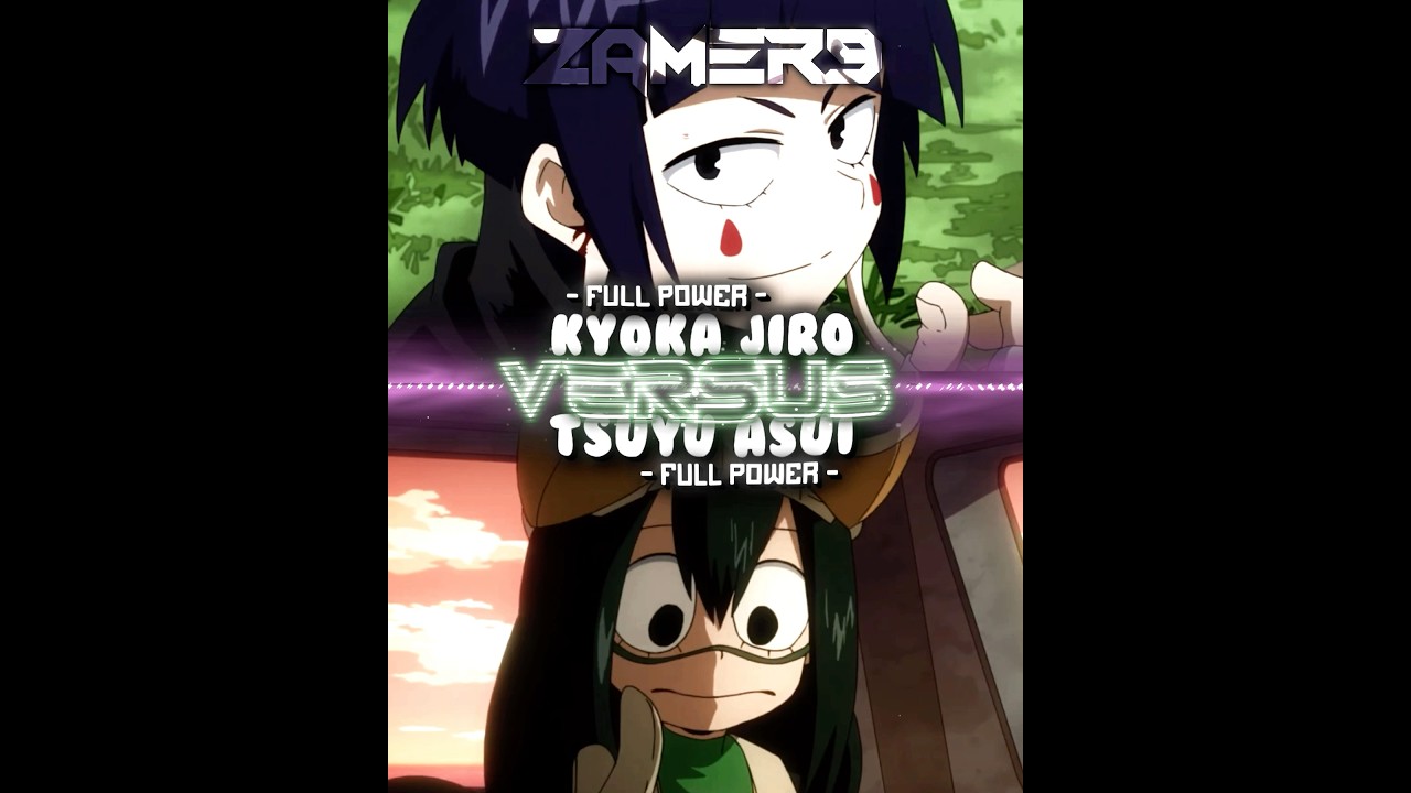 Kyoka Jiro #vs Tsuyu Asui #battle #edit #myheroacademia #alightmotion