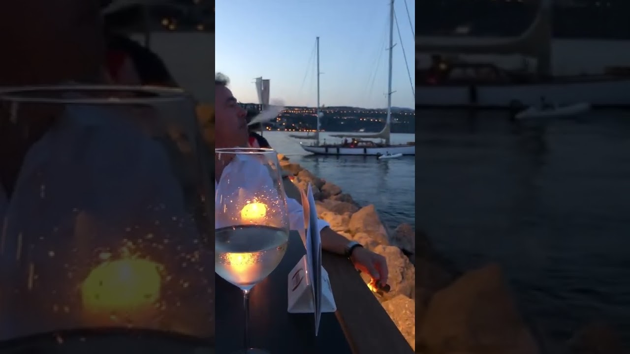 Date night in Croatia with Michel.  Bevanda Restaurant in Rijeka.  2021 summer