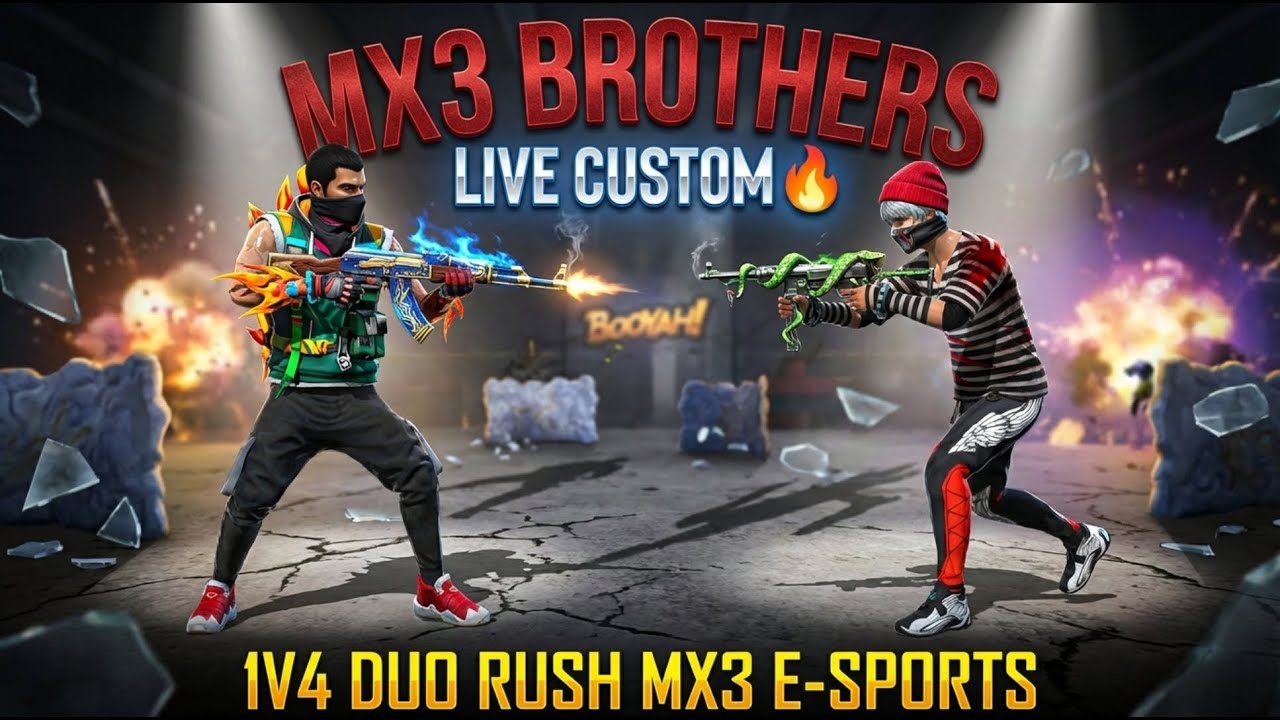 GARENA FREE FIRE LIVE || BR CUSTOMS AND CS CUSTOMS & WILL TAKE GUILD TEST & WILL TRY MOBA LEGEND 5V5