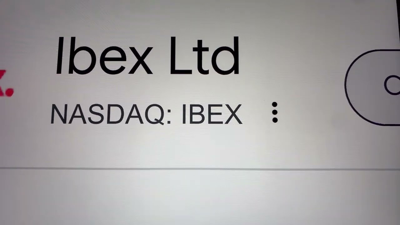 🔴 Ibex Ltd IBEX Stock Trading Facts 🔴
