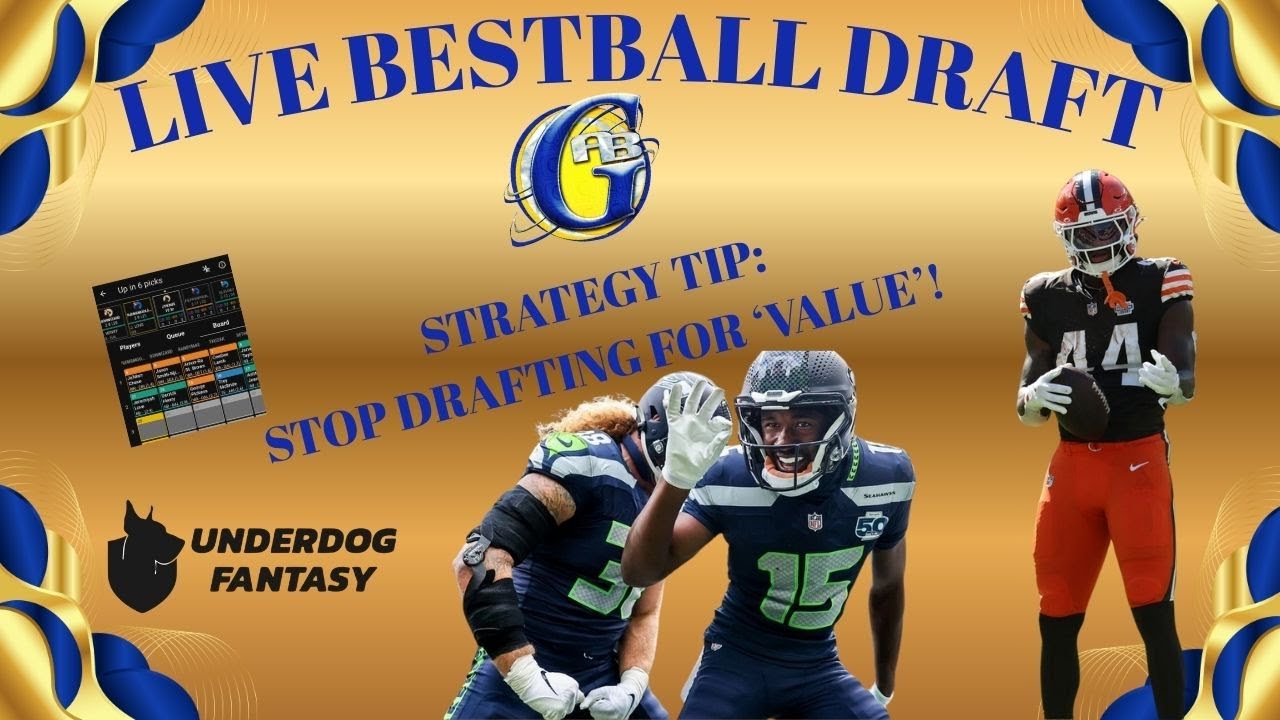 LIVE NFL BESTBALL DRAFT (LITTLE BOARD): STOP DRAFTING FOR 