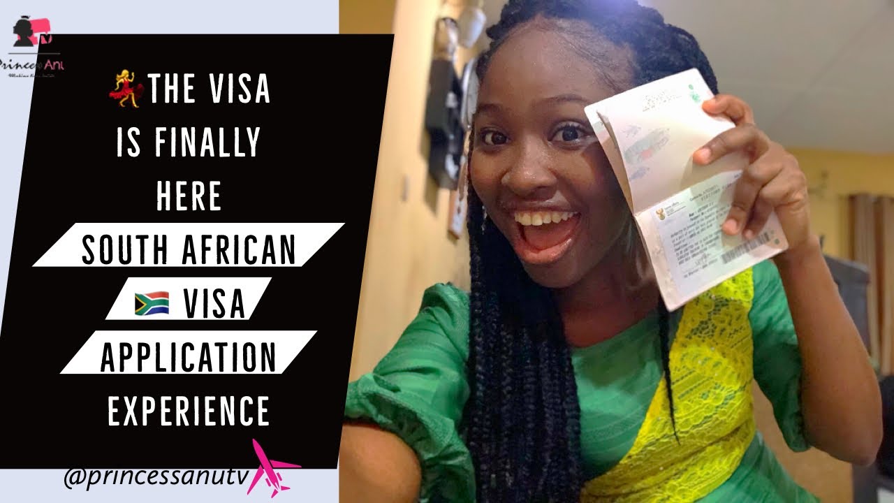 Big Update 💃🏻 The VISA is finally here ; South African Visa application experience | PrincessAnuTv