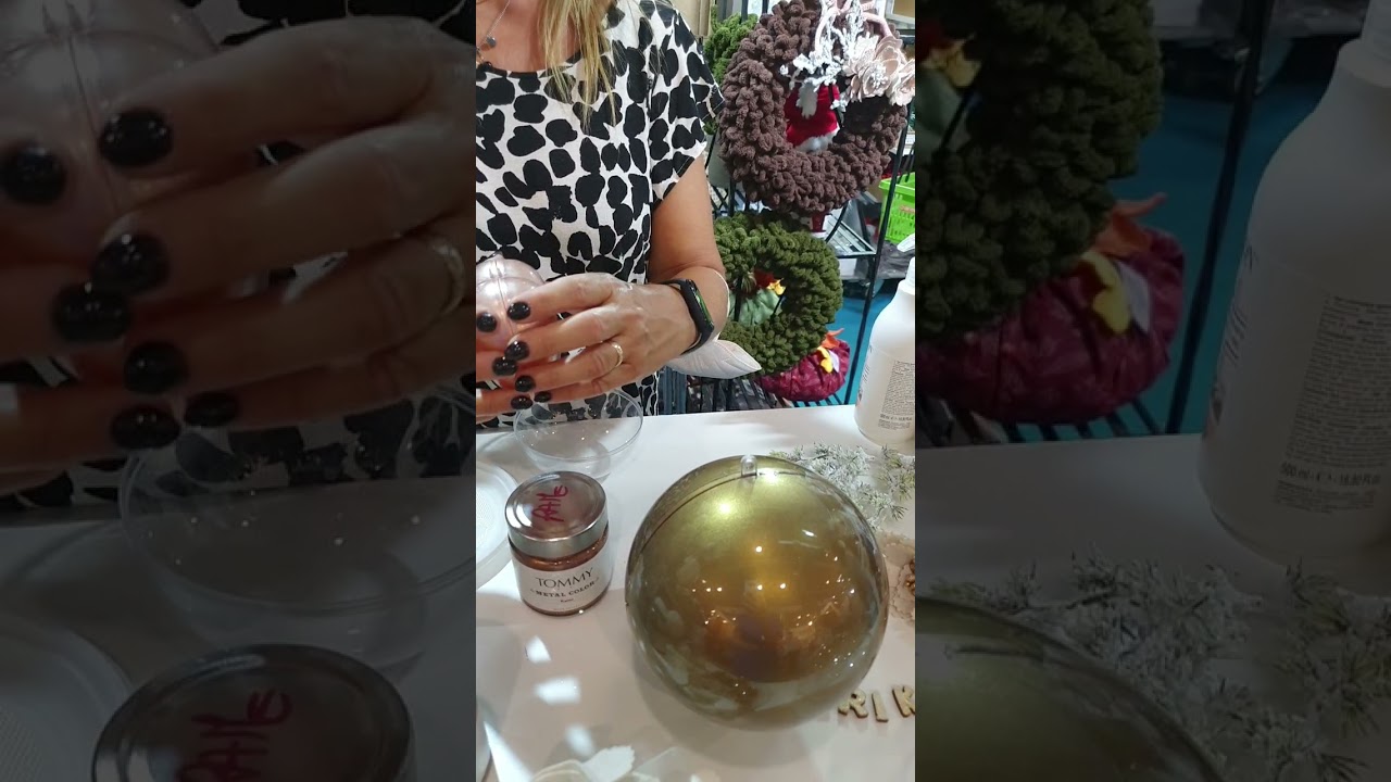 Decorazione SFERA NATALIZIA conI METAL COLOR  Tommy ART...