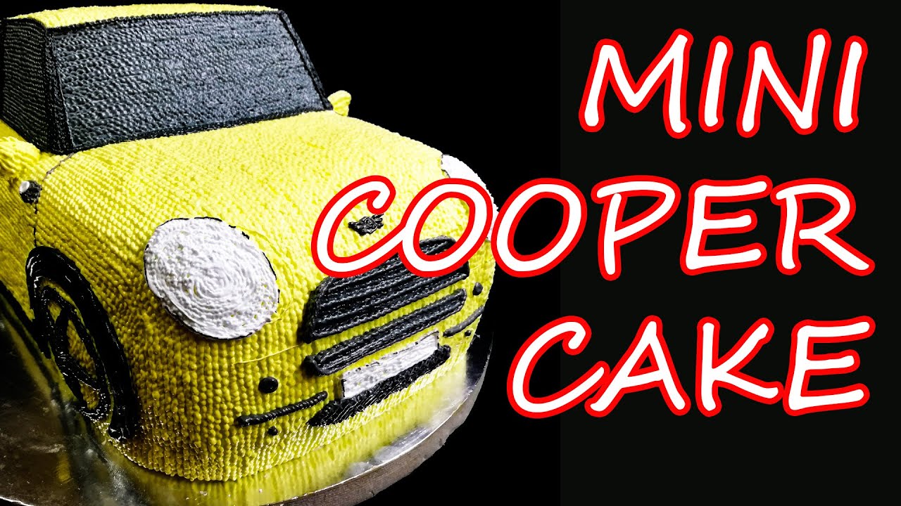 Mini Cooper car cake tutorial