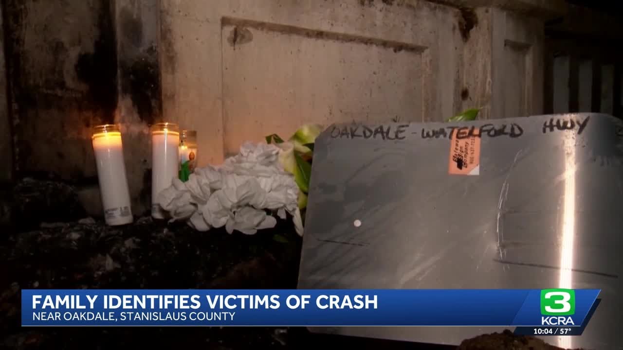4 dead, 2 children injured after vehicle crashes, catches fire in Stanislaus County